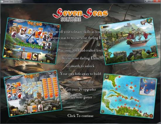 Seven Seas Solitaire screen shot